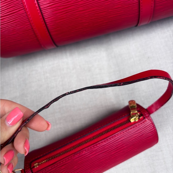 Louis Vuitton Red Satchel Bag - Picture 9 of 16